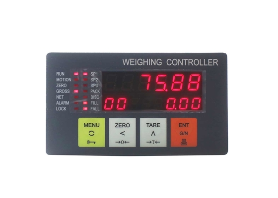 El LED fuerza la medición pesando la detección del valor máximo del regulador del indicador/la tenencia de la exhibición