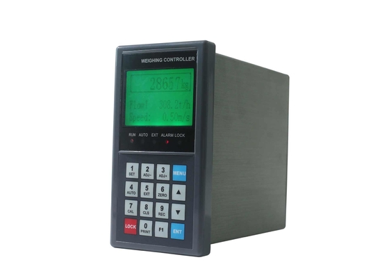 La calibración cero pesa la comunicación montada el panel RS232 del regulador del alimentador