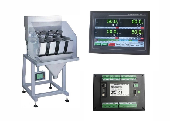 Cuatro escalas que empaquetan el regulador de la escala del peso, indicador del peso para los sistemas de pesaje industriales