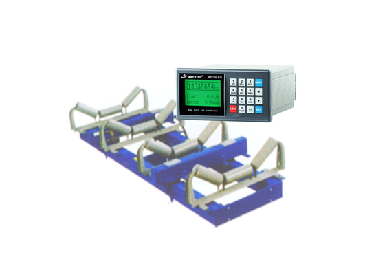 El regulador pesado por la correa del alimentador, indicador del peso de la correa conecta el sensor de velocidad de la célula de carga