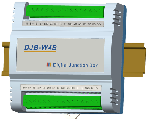 Loadcell que pesa la caja de conexiones de Digitaces con 4 frecuencia de muestreo del canal 200Hz