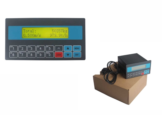 Exhibición del LCD que pesa el indicador del instrumento para el pesador de la correa con totalizar del peso