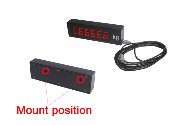 Indicador remoto de la célula de carga de la exhibición del LED con la comunicación RS232 y RS485