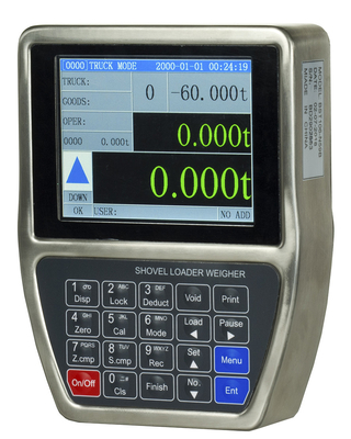 Pesaje de las escalas de medición del cargador de pala del indicador del peso de Digitaces del regulador para los tractores